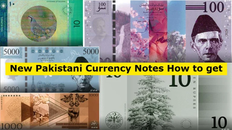 New Pakistani Currency Notes How to get