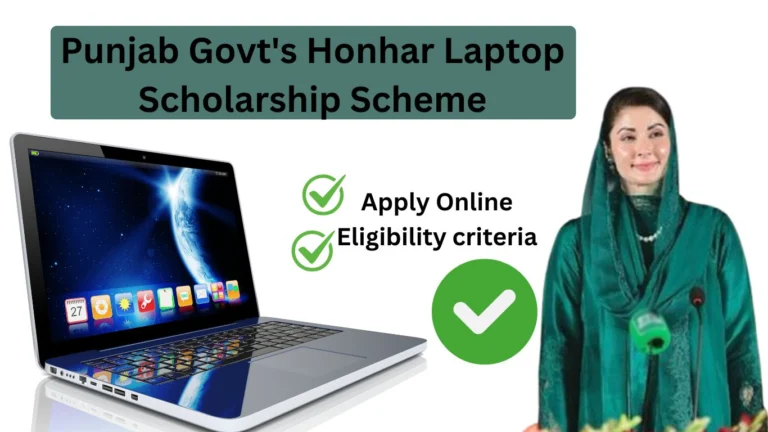 Punjab Govt's Honhar Laptop Scholarship Scheme 5080 laptop